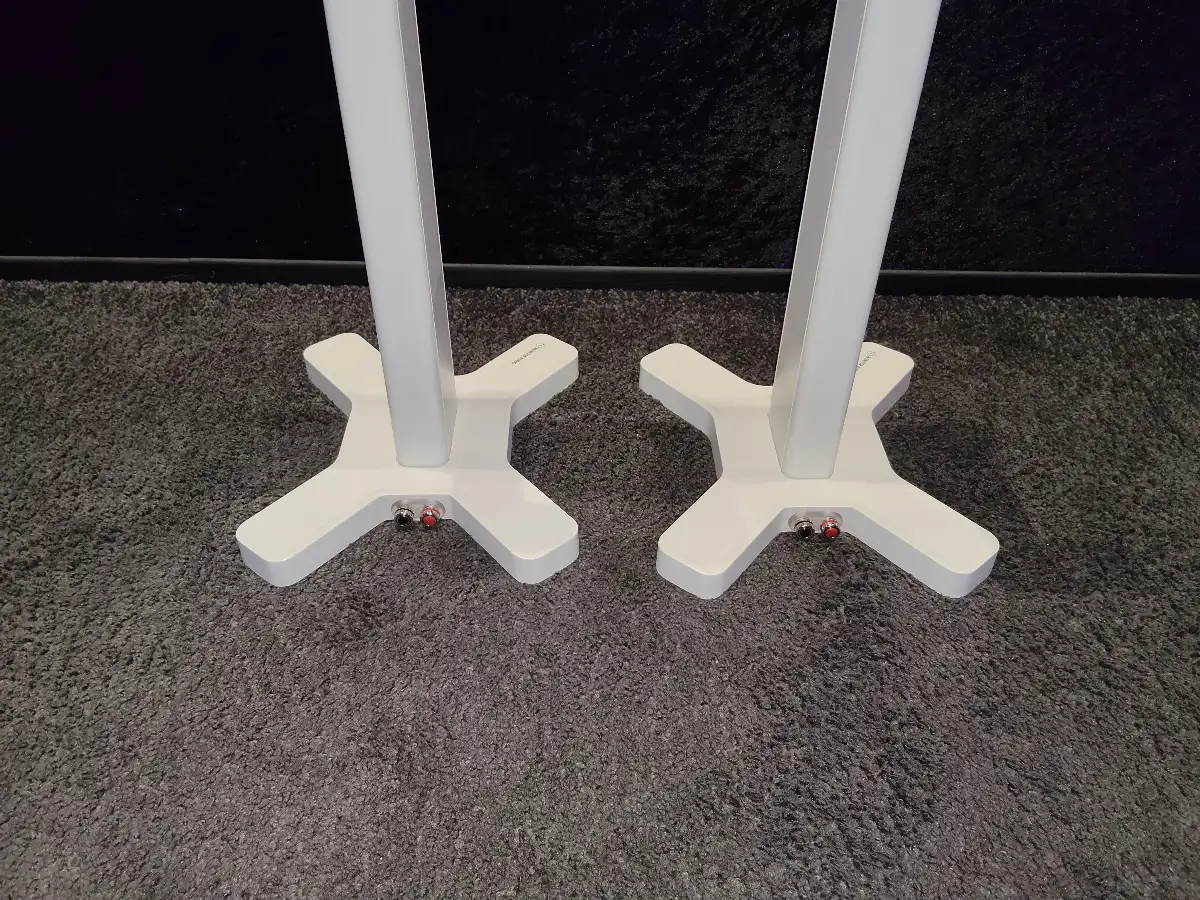 Pieds monitor audio apex stands blanc