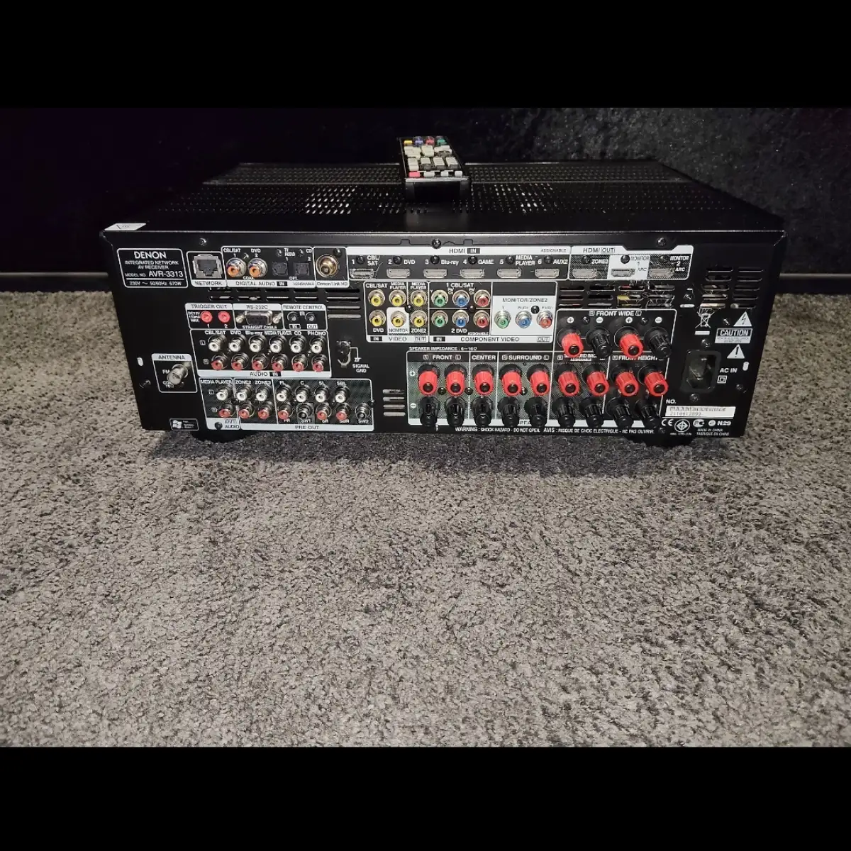 Ampli home cinéma Denon avr-3313 4k